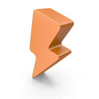 Orange Power Symbol PNG & PSD Images