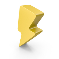 Yellow Power Symbol PNG & PSD Images