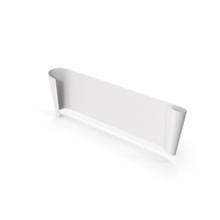 White Scroll Ribbon Banner PNG & PSD Images