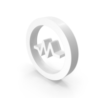 White Pulse Icon PNG & PSD Images