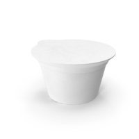 Yogurt Container Single Blank PNG & PSD Images