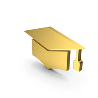 Gold Graduation Ceremony Icon PNG & PSD Images