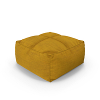 Pouf Yellow PNG & PSD Images