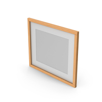 Wooden Wall Picture Frame PNG & PSD Images