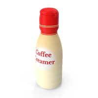 咖啡奶精液体通用标签PNG和PSD图像