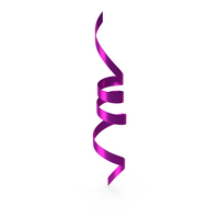 Purple Curly Ribbon PNG & PSD Images