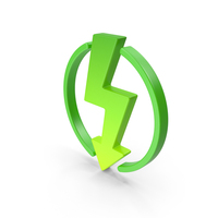 ENERGY ICON GREEN PNG & PSD Images
