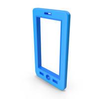 MOBILE PHONE ICON BLUE PNG & PSD Images