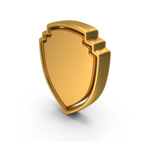 Secure Guard Shield Gold PNG & PSD Images