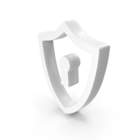 Secure Lock White PNG & PSD Images