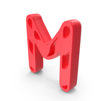 Candy Font Style Capital Letter M White PNG & PSD Images