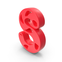 Candy Font Style Capital Letter S Red PNG & PSD Images