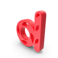 Small Letter D Red PNG & PSD Images