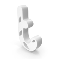 White Small Letter T PNG & PSD Images
