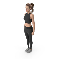 Sport Woman Standing PNG & PSD Images