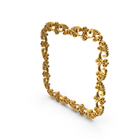 Wreaths Circlets Frame Boarder Gold PNG & PSD Images
