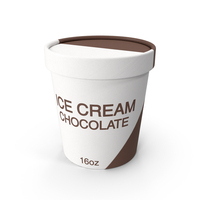 冰淇淋16盎司通用巧克力标签PNG和PSD图像