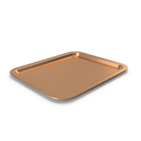 Rectangular Bronze Tray PNG & PSD Images