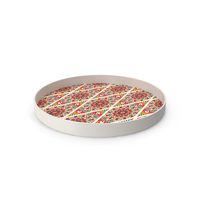 Colorful Round Tray PNG & PSD Images