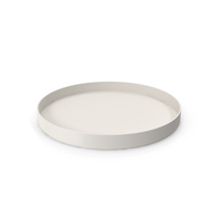 Round White Tray PNG & PSD Images