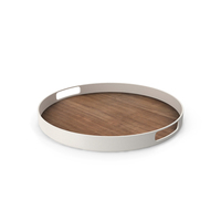 Round Wooden Tray PNG & PSD Images
