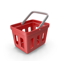 Market Basket Small Red White PNG & PSD Images