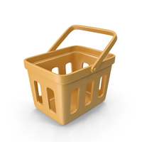 Market Basket Small Yellow PNG & PSD Images