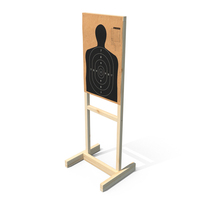 Target Shooting with Silhouette Man PNG & PSD Images