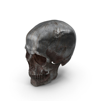 Human Skull Sci Fi Rusty PNG & PSD Images