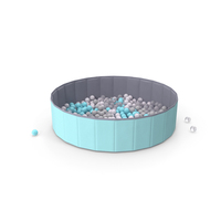 Foldable Dry Pool Blue Large PNG & PSD Images