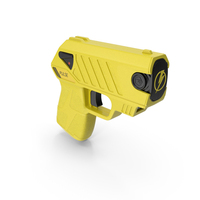 LASER Pulse Compact Stun Gun Yellow PNG & PSD Images