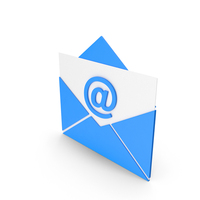 EMAIL BLUE SYMBOL PNG & PSD Images