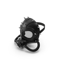 Steampunk Full Face Gas Mask PNG & PSD Images