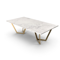 Modern Solid Quartz Dining Table PNG & PSD Images