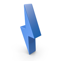 Blue Electric Symbol PNG & PSD Images