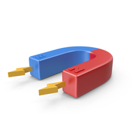 Magnet SN Blue Red Electric PNG & PSD Images