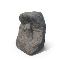 Rock Woman Sculpture PNG & PSD Images