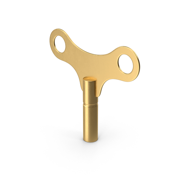 Gold Winding Keys PNG & PSD Images