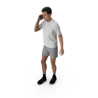 Sport Man Talking On The Phone PNG & PSD Images