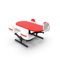 Bowling Center Table with Scoreboard Red PNG & PSD Images