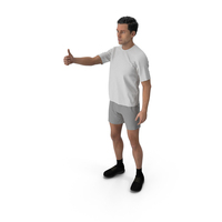 Sports Man Showing Positive Gesture PNG & PSD Images