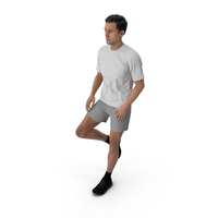 Sport Man Leaning Against the Wall PNG & PSD Images