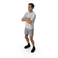 Sport Man With Crossed Arms PNG & PSD Images