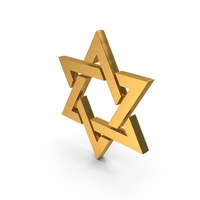 Star of David Icon Gold PNG & PSD Images