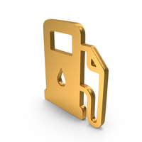 Petrol Filling Icon Gold PNG & PSD Images