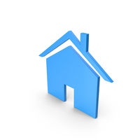 Home Symbol Blue PNG & PSD Images