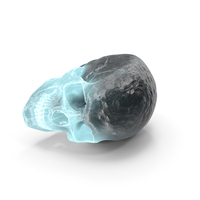Human Skull Sci Fi Ice PNG & PSD Images