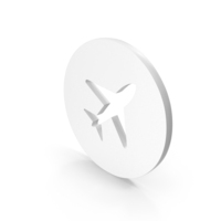 Airplane Mode Symbol  White PNG & PSD Images