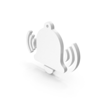 Bell Symbol White PNG & PSD Images