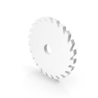 White Gear Symbol PNG & PSD Images